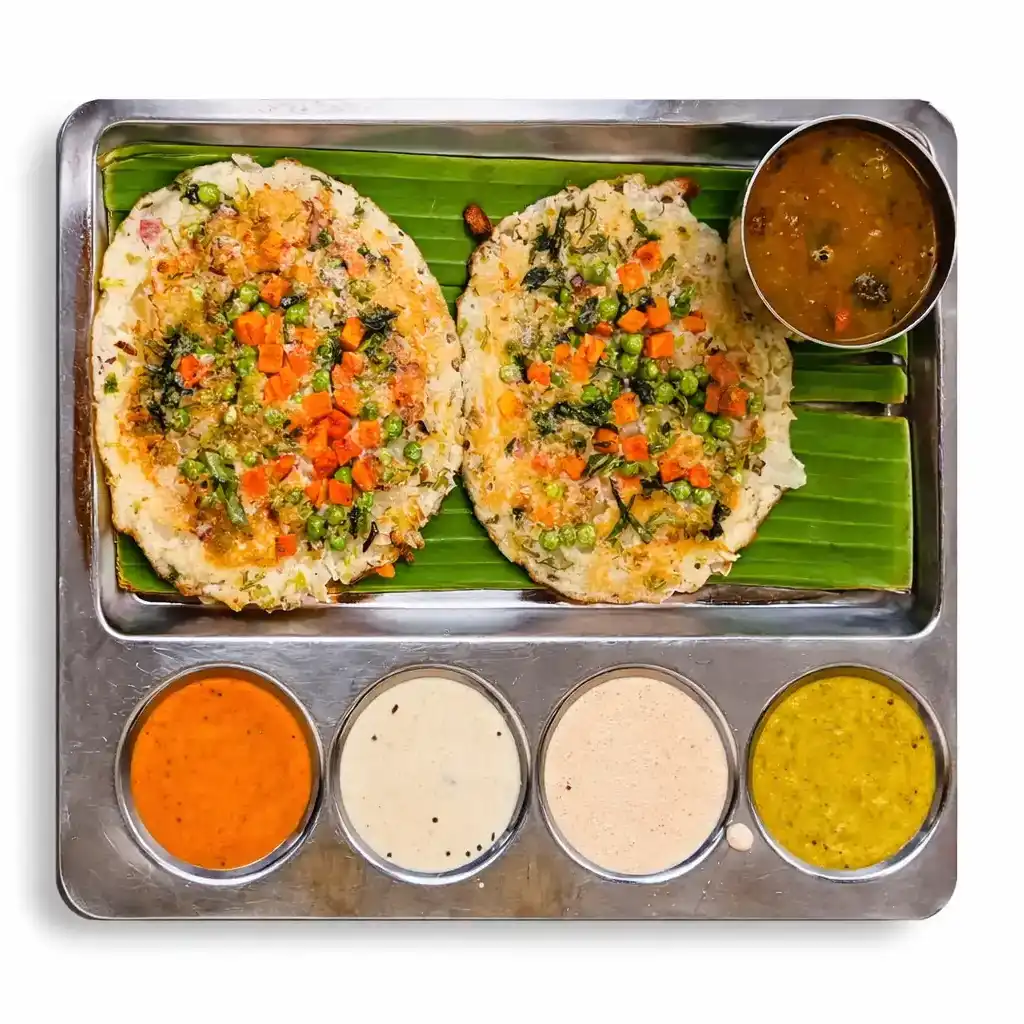 Veg.Uttappam at Naga's South Indian Cuisine 